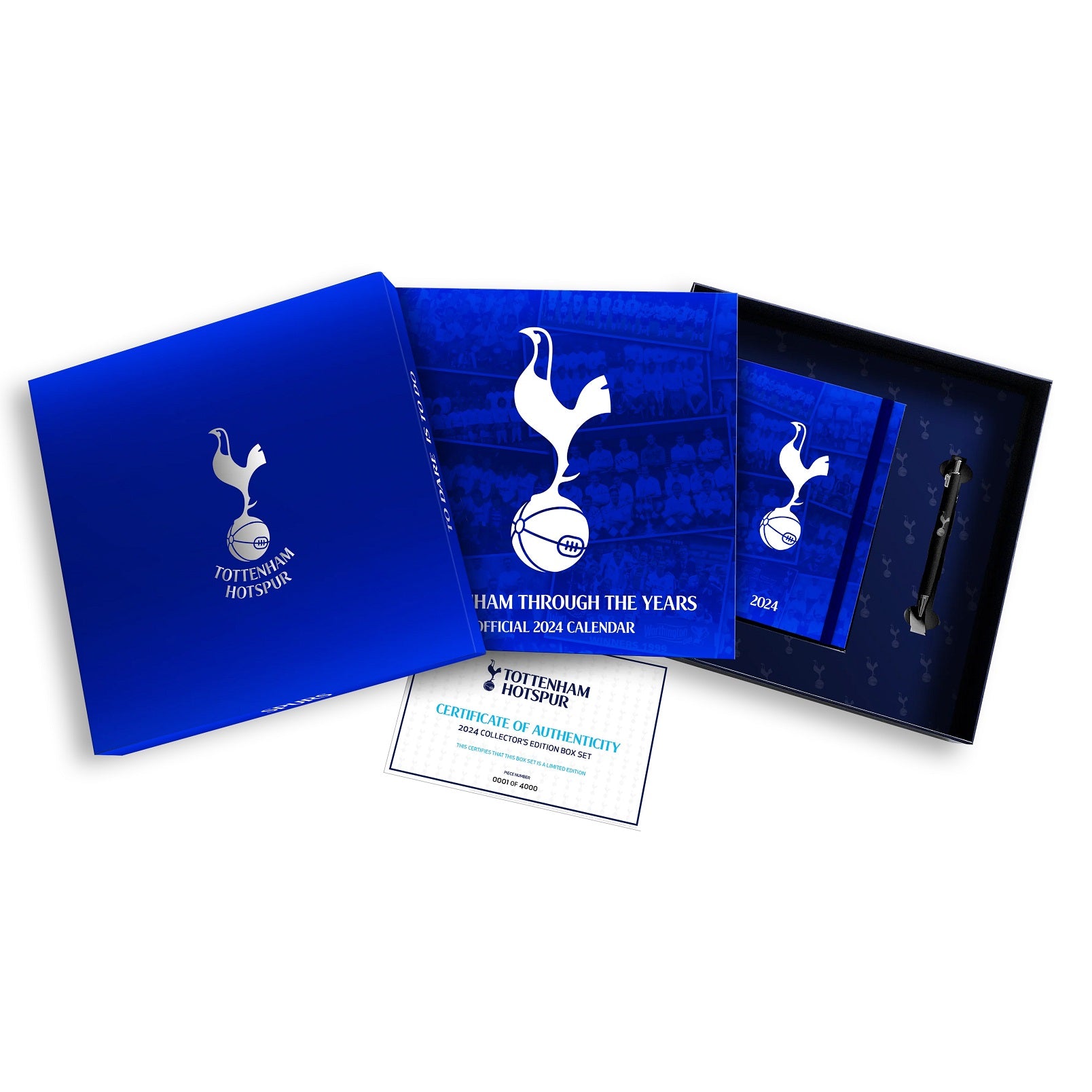 Tottenham Hotspur FC 2024 Calendar/Diary/Pen Musical Gift Box