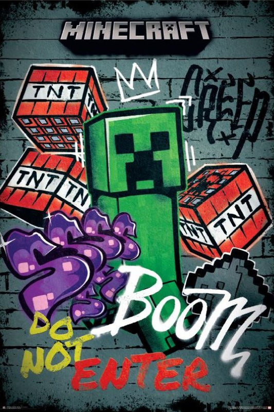 Minecraft (Do Not Enter - Graffiti)