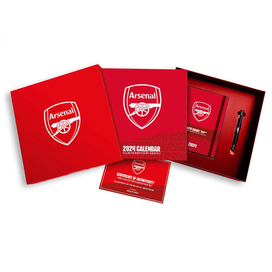 Arsenal FC - 2024 Calendar/Diary/Pen - Musical Gift Box