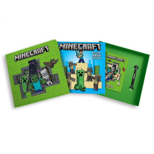 Minecraft 2024 Calendar/Diary/Pen Gift Box - Limited Edition