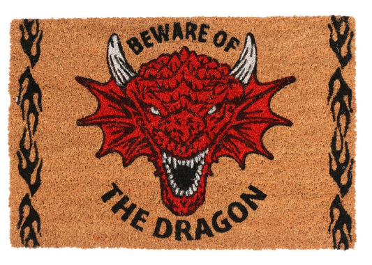 Anne Stokes (Beware of the Dragon) Coir Doormat