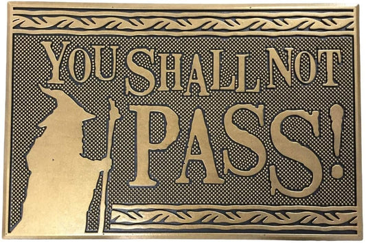 The Lord of the Rings (You Shall Not Pass) Rubber Doormat