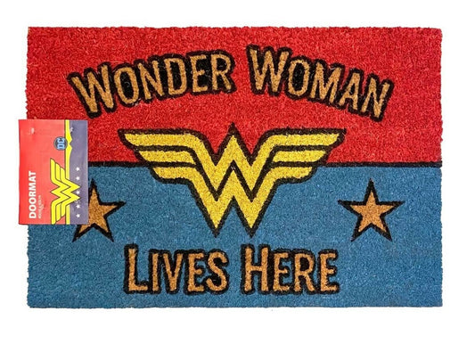 DC Comics (Wonder Woman Lives Here) Coir Doormat