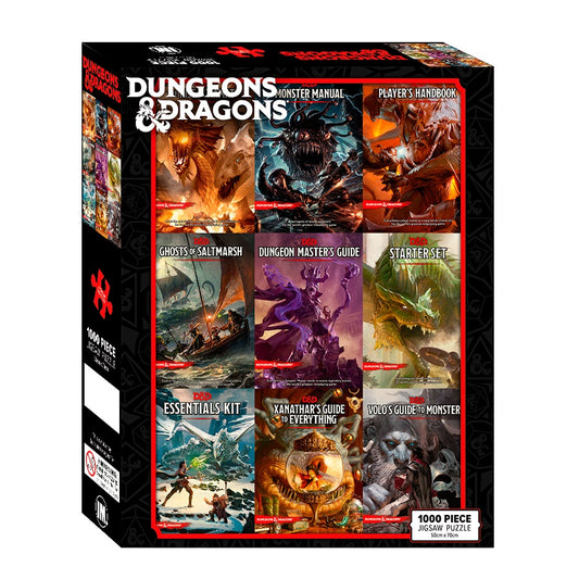 Dungeons & Dragons (Grid) 1000 Piece Jigsaw Puzzle