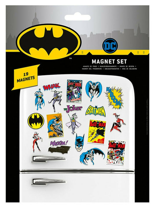 DC Comics: Batman (Retro) Magnet Set - 19 Magnets