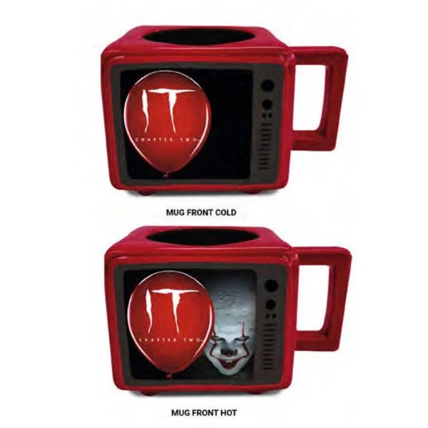 IT (Tasty, Tasty, Beautiful Fear) Retro TV Heat Changing Mug 500ml