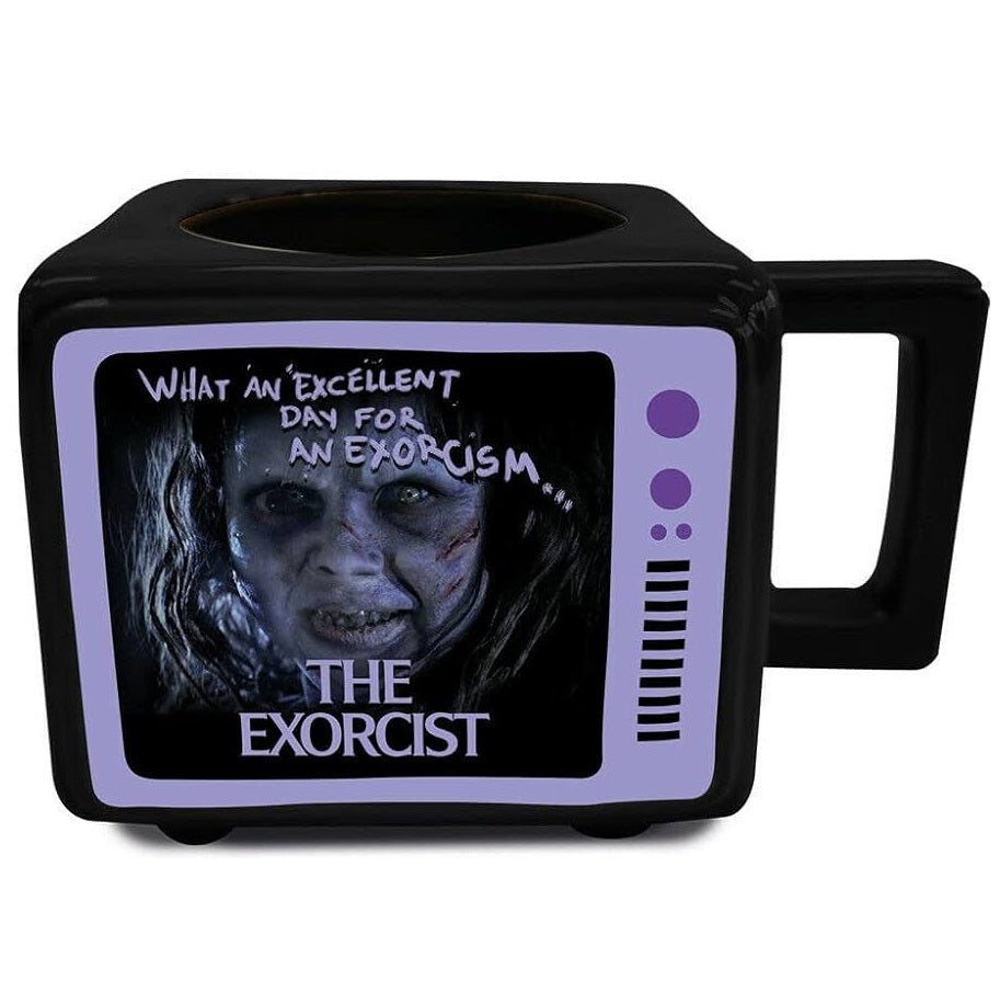 The Exorcist (Wanna Play with Me?) Retro TV Heat Changing Mug 500ml