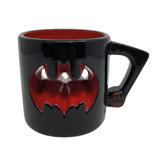 DC Comics: Batman (Red Symbol) 3D Sculpted Mug 285ml